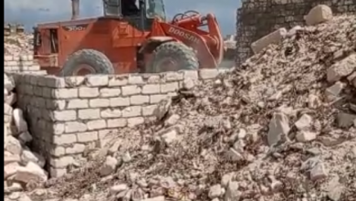 الموجة الـ 18: إزالة 101 تعدي على أملاك الدولة بمطروح (صورة)