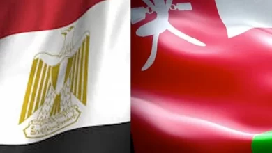 علم مصر وسلطنة عمان