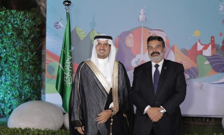 الأمين العام لحزب الشعب الجمهوري بالإسكندرية يشارك قنصلية السعودية احتفالها باليوم الوطني السعودي