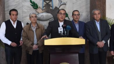 رئيس الوزراء د. مصطفي مدبولي أثناء لقاءه بمشايخ وعواقل سيناء: