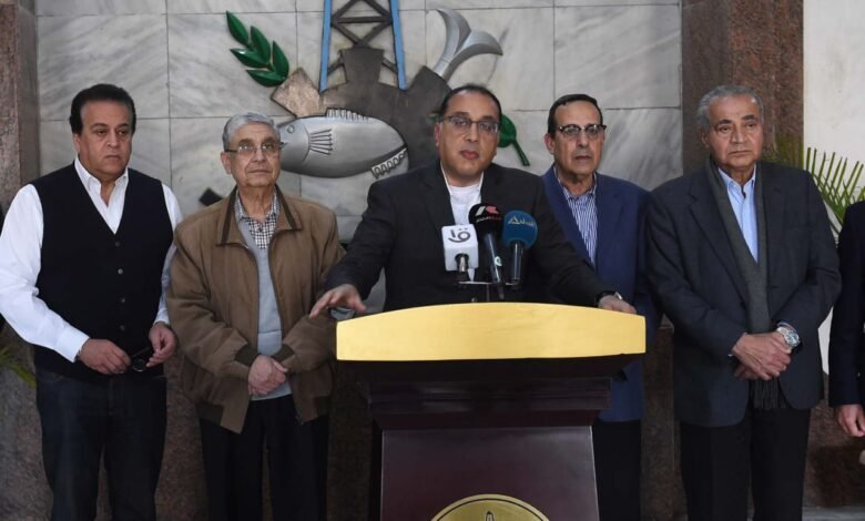 رئيس الوزراء د. مصطفي مدبولي أثناء لقاءه بمشايخ وعواقل سيناء:
