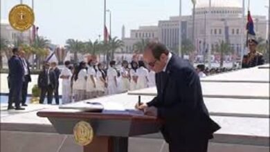 تنصيب الرئيس السيسي: لحظات تاريخية في العاصمة الإدارية الجديدة