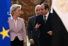 الرئيس عبد الفتاح السيسي ورئيسة المفوضية الأوروبية
