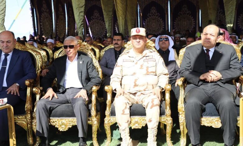 خلال مراسم تسليم وحدات مدينة رفح الجديدة