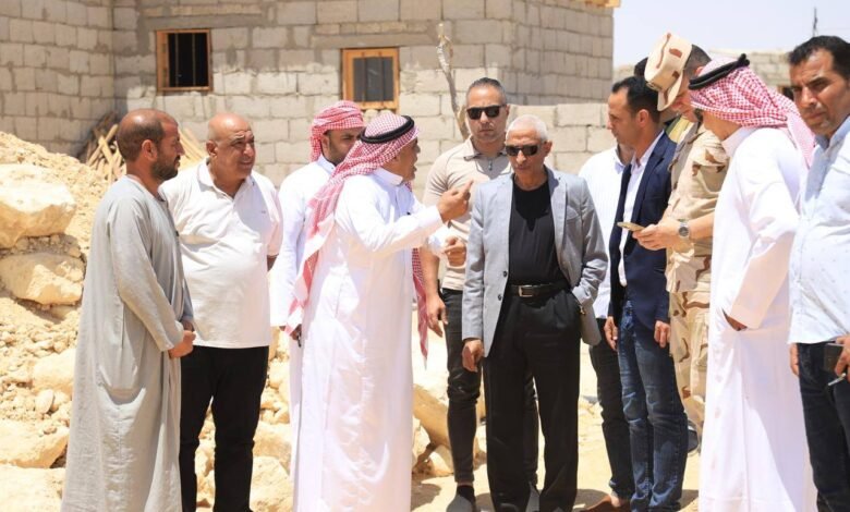 محافظ شمال سيناء يواصل جولاته في ثالث أيام عيد الأضحى ويزور مدينة نخل