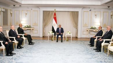 الرئيس السيسي يشهد أداء اليمين لرؤساء محكمة النقض ومجلس الدولة وهيئتي قضايا الدولة والنيابة الإدارية