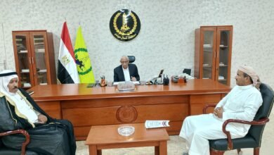 محافظ شمال سيناء يستقبل رئيس الاتحاد المصري للهجن