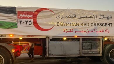 بعد إغلاق 3 أيام متتالية من جانب الاحتلال القافلة 42 زاد العزة تعبر معبر رفح