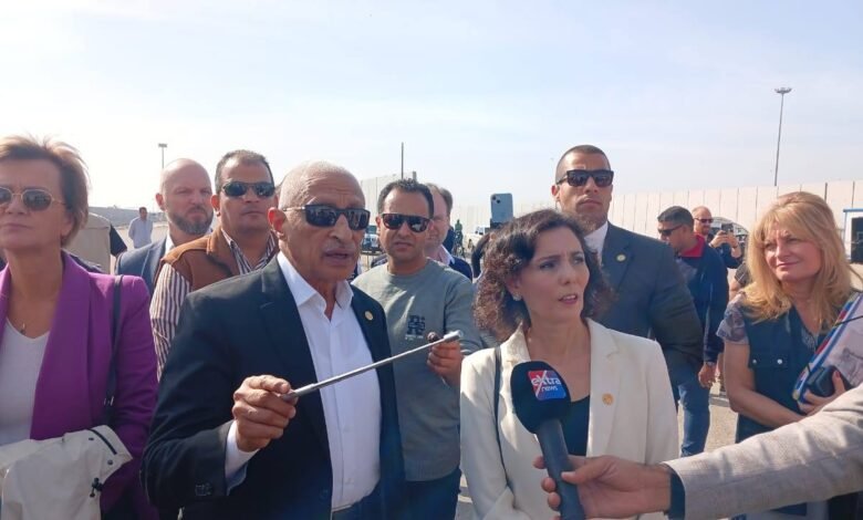 محافظ شمال سيناء يستقبل وفدًا رفيع المستوى من الاتحاد الأوروبي برئاسة المفوضة الأوروبية حاجة لحبيب