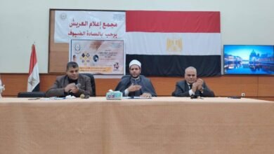 مدير أوقاف شمال سيناء يطالب باستمرار برامج التوعية لمواجهة الشائعات خلال ندوة بمجمع إعلام العريش