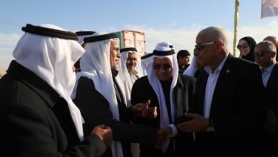 محافظ شمال سيناء يستقبل وفد مؤسسة الجارحي ويفتتح محطة تحلية مياه بوسط سيناء