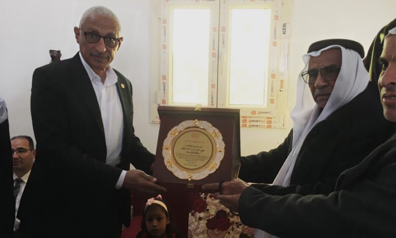 الشيخ عبدالله جهامة يشيد بافتتاح محطة مياه وادي العمرو في وسط سيناء