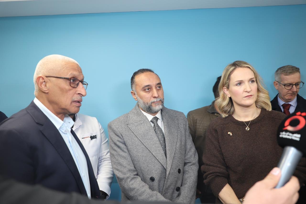 زيارة الجرحى الفلسطينيين في مستشفى العريش العام