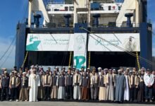 سفينة «صقر» ترسو في العريش حاملة 4 آلاف طن إغاثة لغزة بدعم إماراتي متواصل