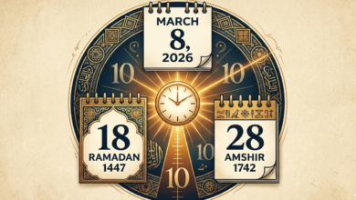 لقاء الأرقام.. 8 مارس يلتقي بـ18 رمضان و28 أمشير في تناغم رقمي