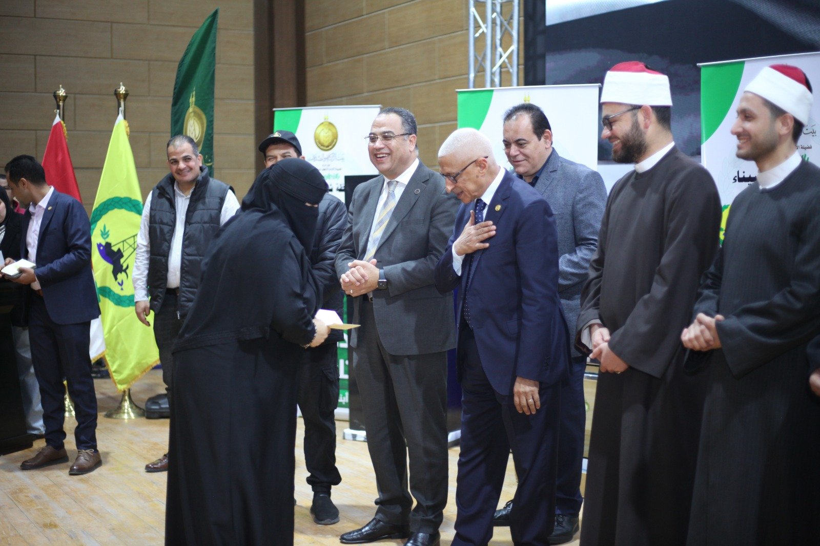 جانب من احتفالية بيت الزكاة والصدقات في شمال سيناء