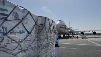 وكالة الإمارات للمساعدات الدولية تقود جسراً جوياً لدعم غزة عبر مطار العريش