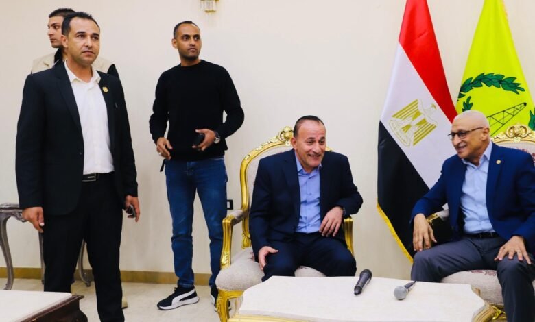 محافظ شمال سيناء يستقبل إبراهيم العرجاني تمهيدًا لافتتاح «مدينة السلام» جنوب رفح