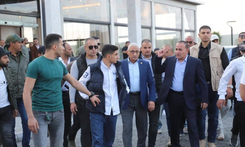 العرجاني في العريش وسط استقبال جماهيري.. وجهامة: مدينة السلام تجسيد للوحدة والتنمية