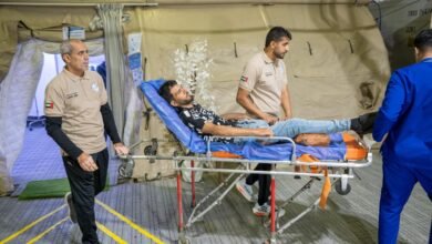 بدعم من وكالة الإمارات للمساعدات الدولية.. المستشفى الإماراتي العائم بالعريش يستقبل 5 حالات جديدة من غزة